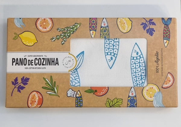 Paño de cocina Sardina