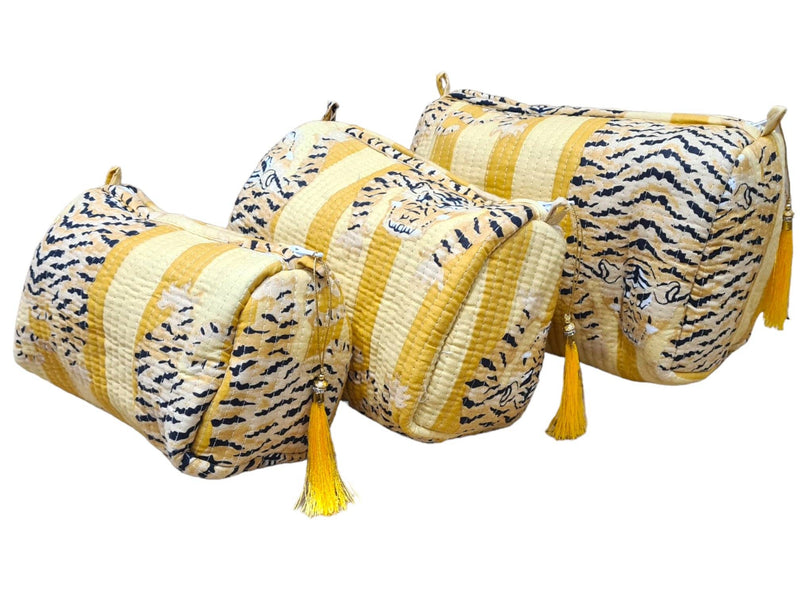 Set de viaje Tibetan Tiger de 3 piezas: Naranja y Rosa