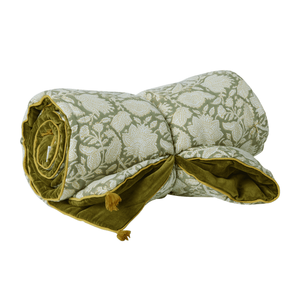 BONHEUR DU JOUR Plaid de sofá  Chandra Kaki