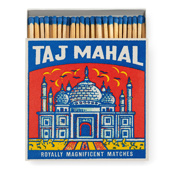 Taj Mahal- cerillas de seguridad