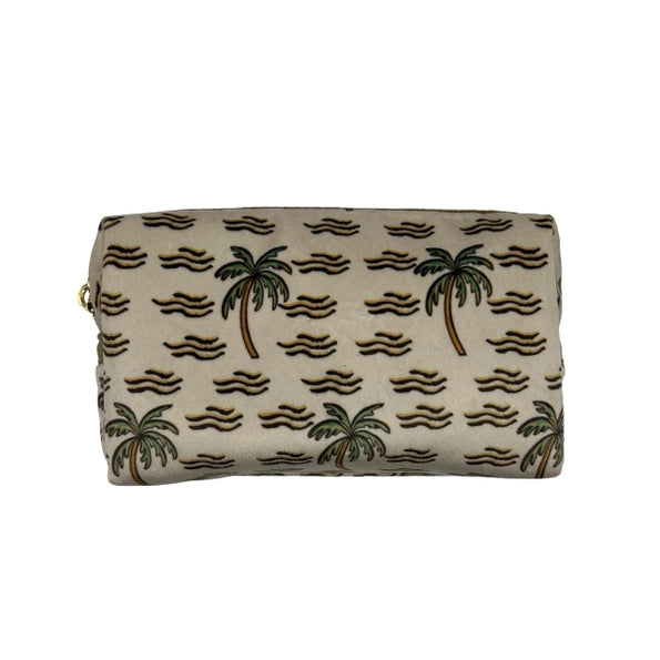 Neceser Sand Palm - terciopelo reciclado