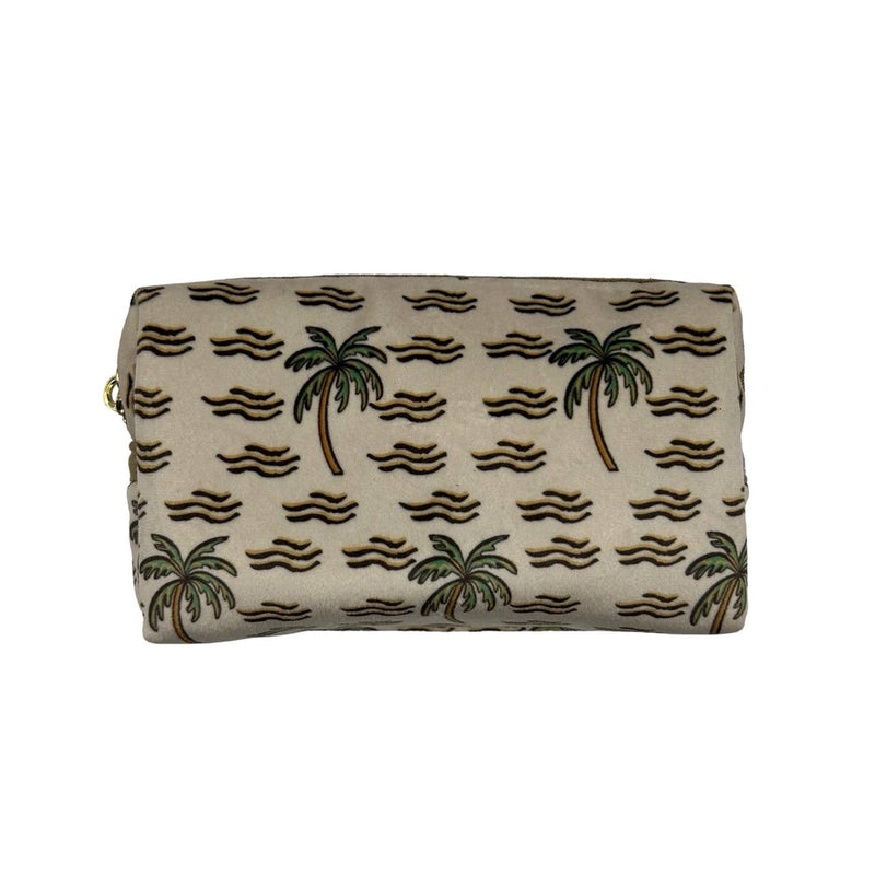 Neceser Sand Palm - terciopelo reciclado: Pequeño