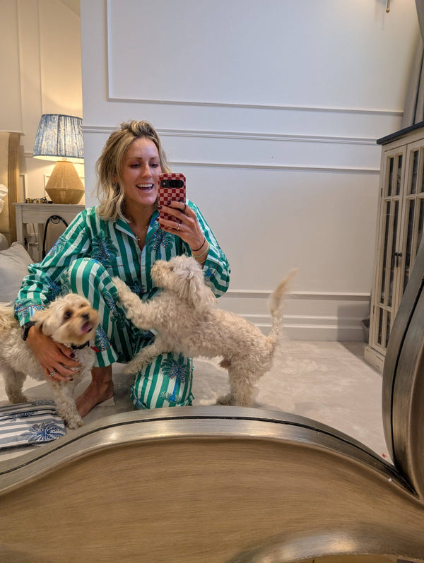 Conjunto de Pijama Verde Palma