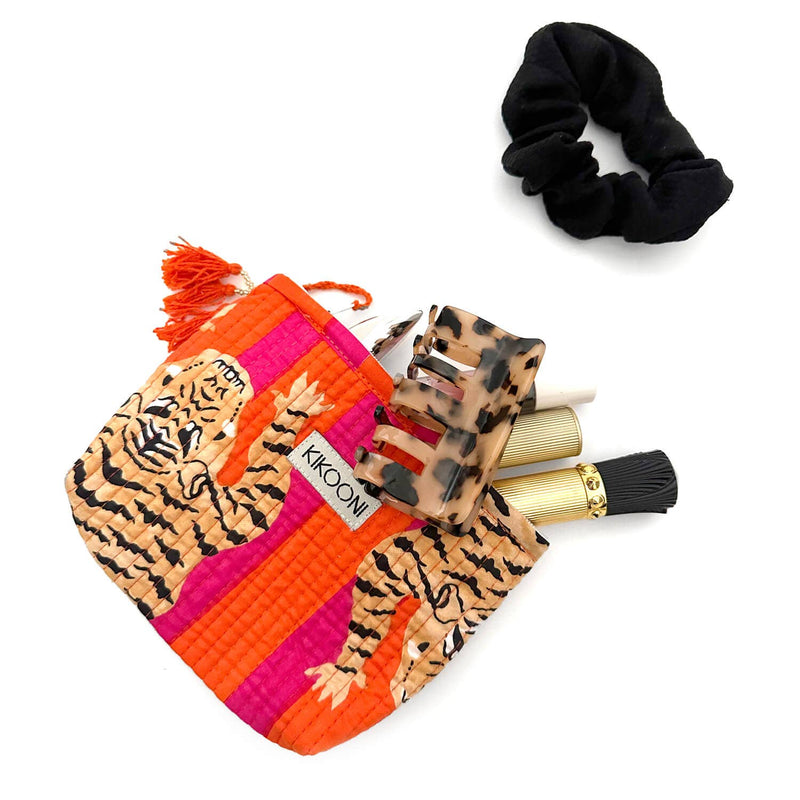 Mini bolso hecho a mano «Poppy Tiger»
