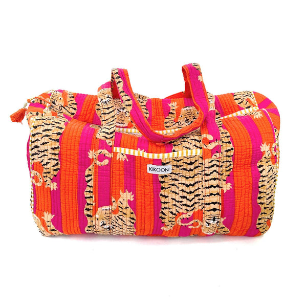 Bolsa de algodón hecha a mano «Poppy Tiger»