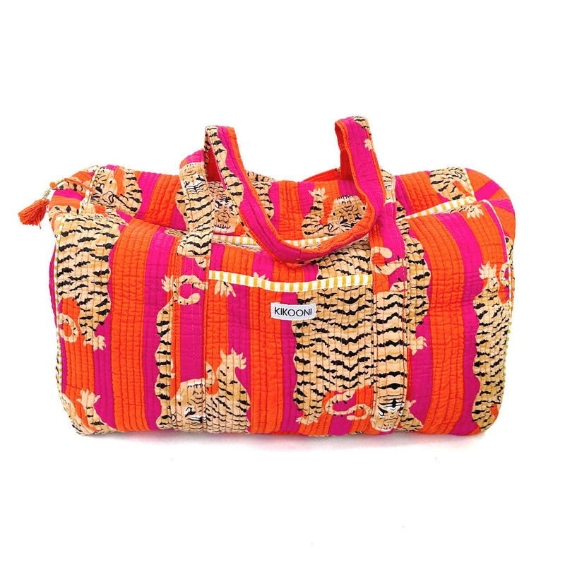 Bolsa de algodón hecha a mano «Poppy Tiger»