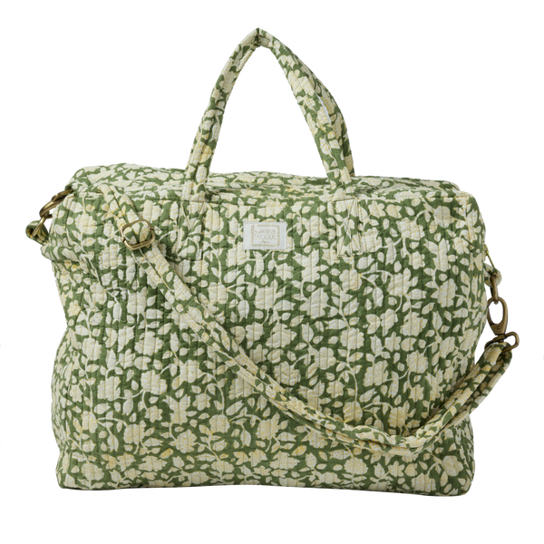 BONHEUR DU JOUR Bolso acolchado grande Jaya Vert
