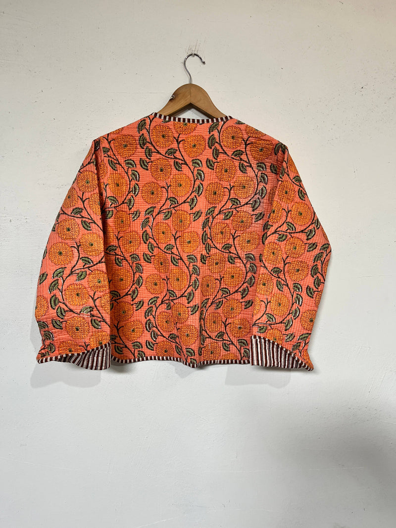 Chaqueta acolchada reversible de algodón Ivera: L