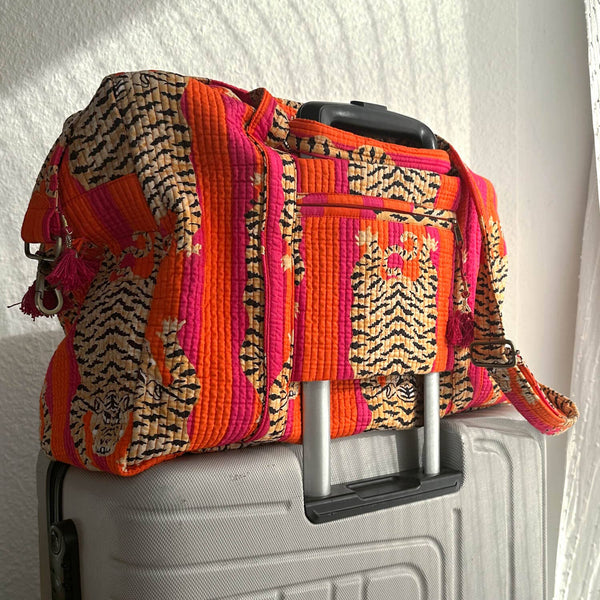 Bolsa de viaje grande Poppy Tiger