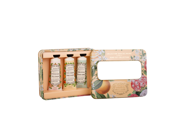 Set de regalo para el cuidado de manos | Jazmín, azahar y geranio rosa