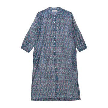 ABRACOLORS Vestido largo azul