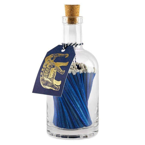 Elefante Botella de vidrio - Cerillas de seguridad