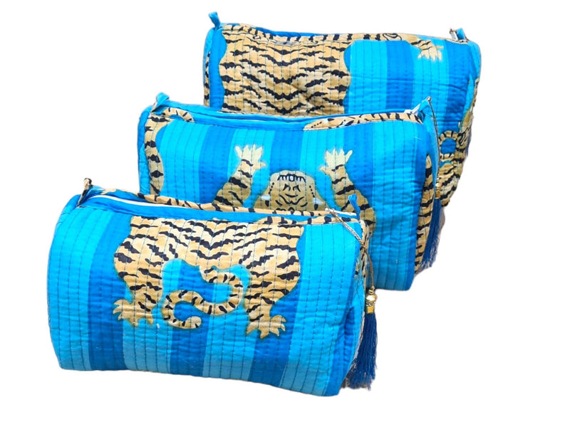 Set de viaje Tibetan Tiger de 3 piezas: Naranja y Rosa