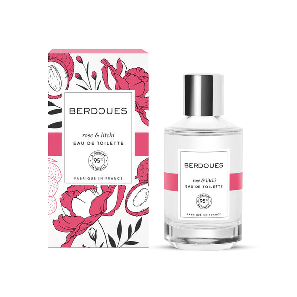 BERDOUES Agua de colonia rosa y lichi
