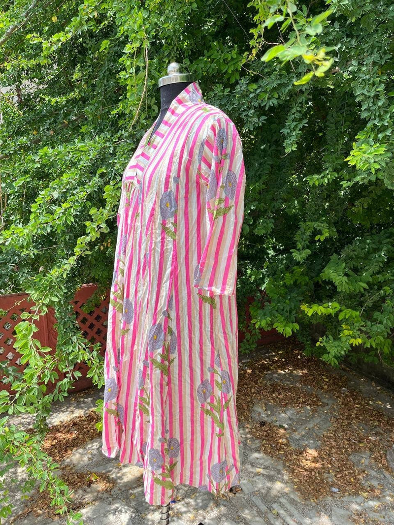 Vestido de algodón estampado a mano VARIOS COLORES