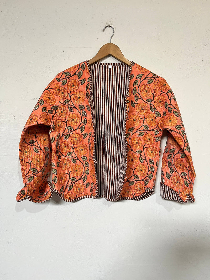 Chaqueta acolchada reversible de algodón Ivera: L