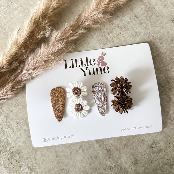 LITTLE YUNE Pinzas para el cabello Set - Anne: Medios