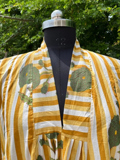 Vestido de algodón estampado a mano VARIOS COLORES