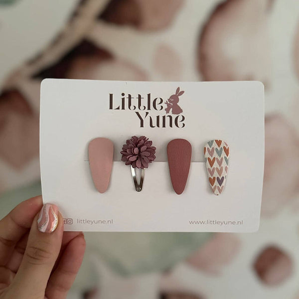 LITTLE YUNE Pinzas para el cabello Set - Mila: Medios