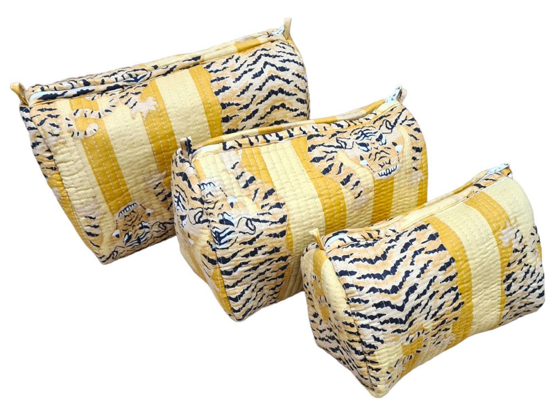 Set de viaje Tibetan Tiger de 3 piezas: Naranja y Rosa