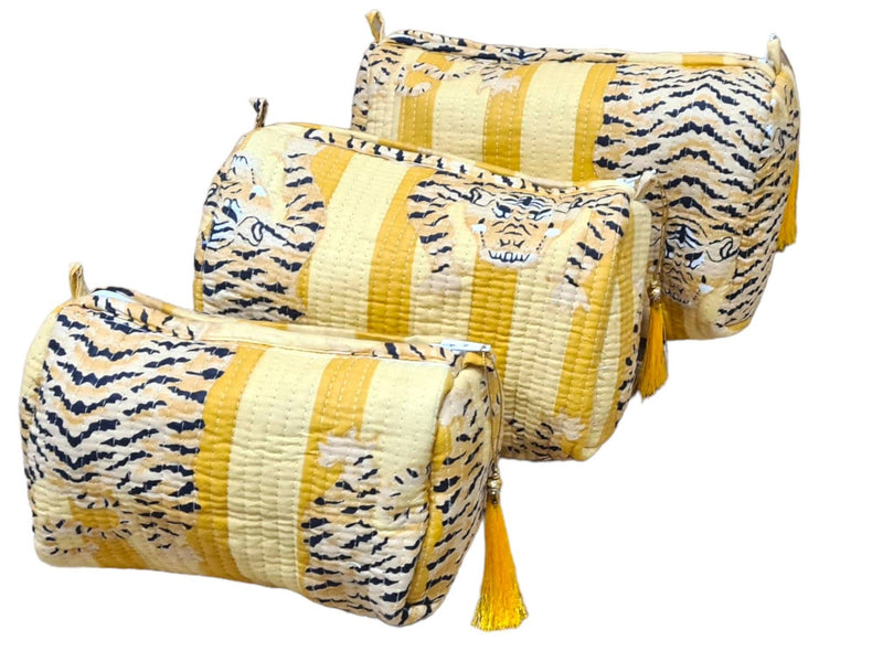Set de viaje Tibetan Tiger de 3 piezas: Naranja y Rosa