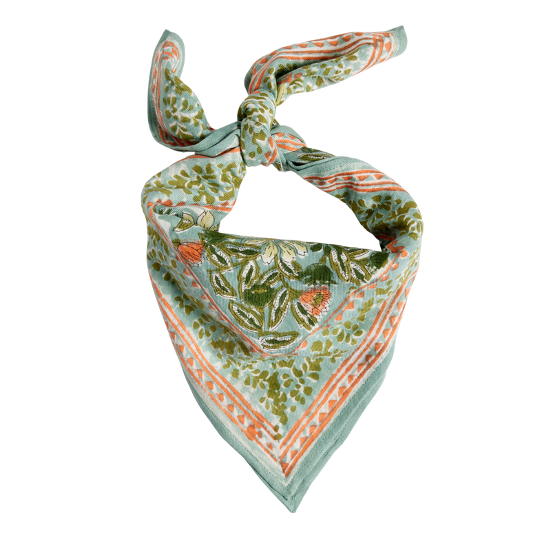 BONHEUR DU JOUR Pañuelo con estampado de flores indias