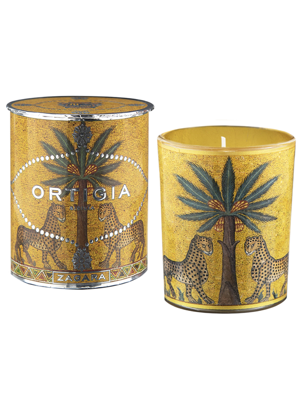 ORTIGIA Vela decorada con Zagara