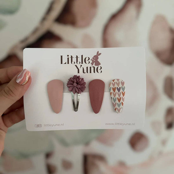 LITTLE YUNE Pinzas para el cabello Set - Mila: Medios