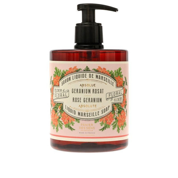 Jabón líquido de Marsella 500 ml | Geranio rosa