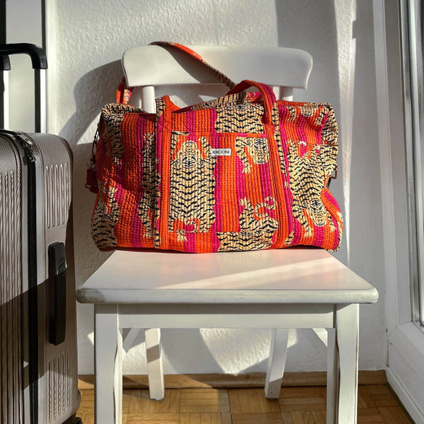 Bolsa de viaje grande Poppy Tiger