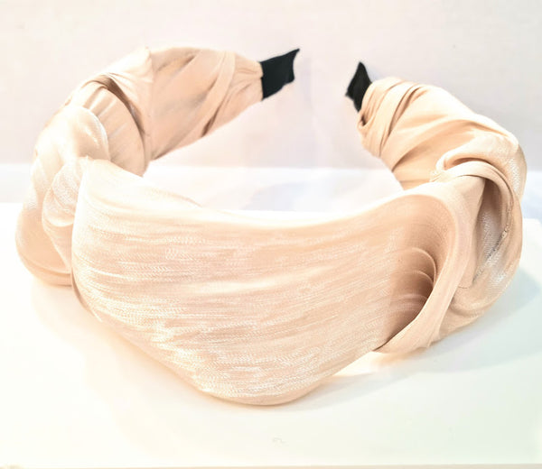 DIADEMA TEJIDO FRUNCIDA