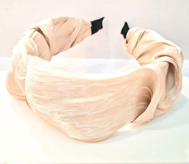 DIADEMA TEJIDO FRUNCIDA