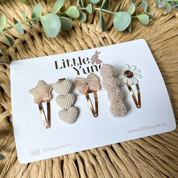 LITTLE YUNE Pinzas para el cabello | Set - Ize: Medios