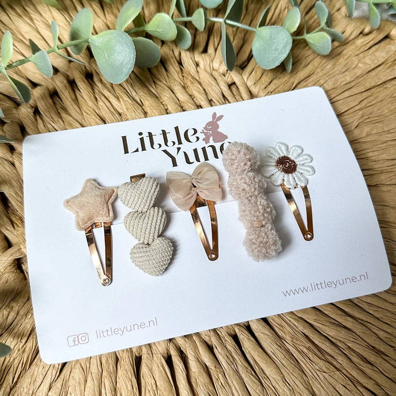 LITTLE YUNE Pinzas para el cabello | Set - Ize: Medios