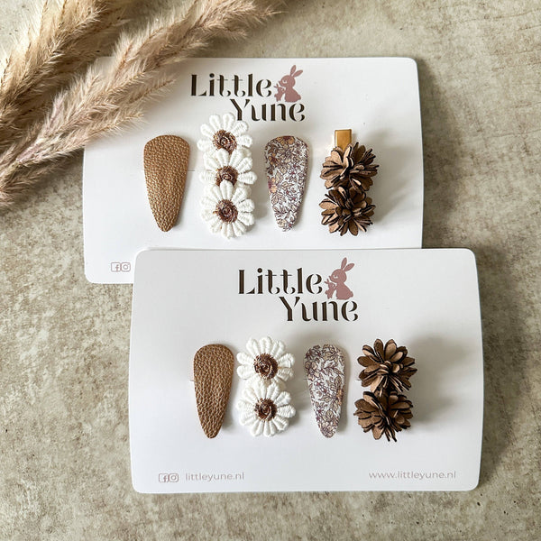 LITTLE YUNE Pinzas para el cabello Set - Anne: Medios
