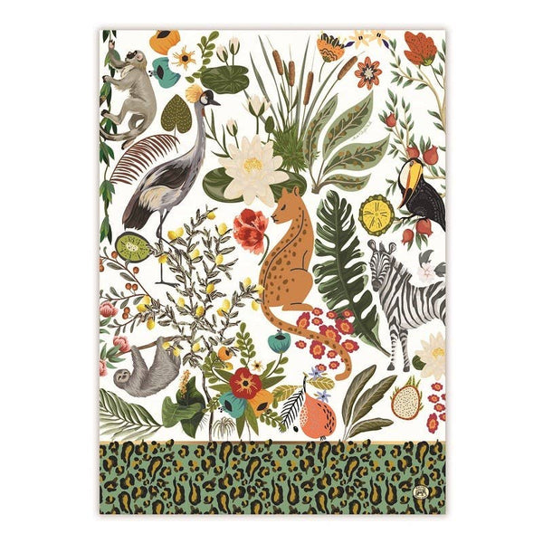 Paño de cocina 100% algodón - Wild Lemon
