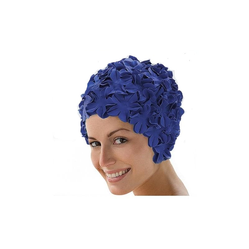 Gorro de baño Flores colores