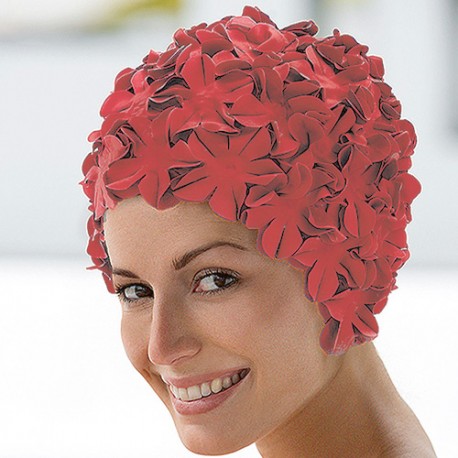 Gorro de baño Flores colores
